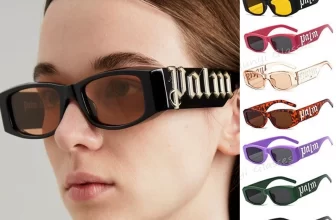 แว่นตากันแดดกรอบสี่เหลี่ยมผืนผ้าสไตล์พังก์เรโทรUV400ป้องกันรังสียูวี แฟชั่นสําหรับผู้ชายและผู้หญิงถ่ายภาพ