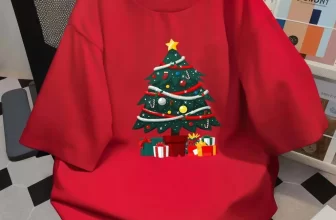 Woo Right เสื้อยืดคริสต์มาส Oversize ผ้าฝ้ายสบาย ระบายอากาศได้ดี – แฟชั่นผู้ชาย