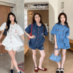 รีวิวชุดเซ็ทยีนส์ Redvelvet Denim Set (C8320) จาก Chuuchop