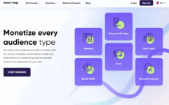 ใช้เว็บสร้างรายได้กับ Monetag