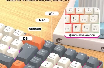 RAIKU ชุดคีย์บอร์ดและเมาส์ R908 ไร้สาย บลูทูธ ชาร์จType-C RGB เล่นเกม 85ปุ่ม ไฟแบ็คไลท์ Keyboard mouse illuminate