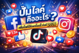 ปั้มไลค์คืออะไร? วิธีเพิ่มไลค์ Facebook / TikTok / IG ให้เพจโตเร็วในปี 2026