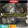 พรมปูพื้นรถยนต์6D HONDA CRV G1 , CRV G2 , CRV G3 , CRV G4 , CRV G5 (5ที่นั่ง) พรม6D เข้ารูป เต็มคัน